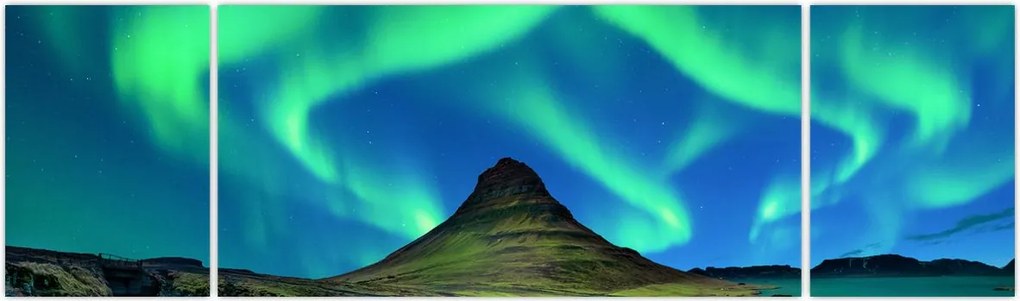 Obraz - Kirkjufell, Islandia (170x50 cm)