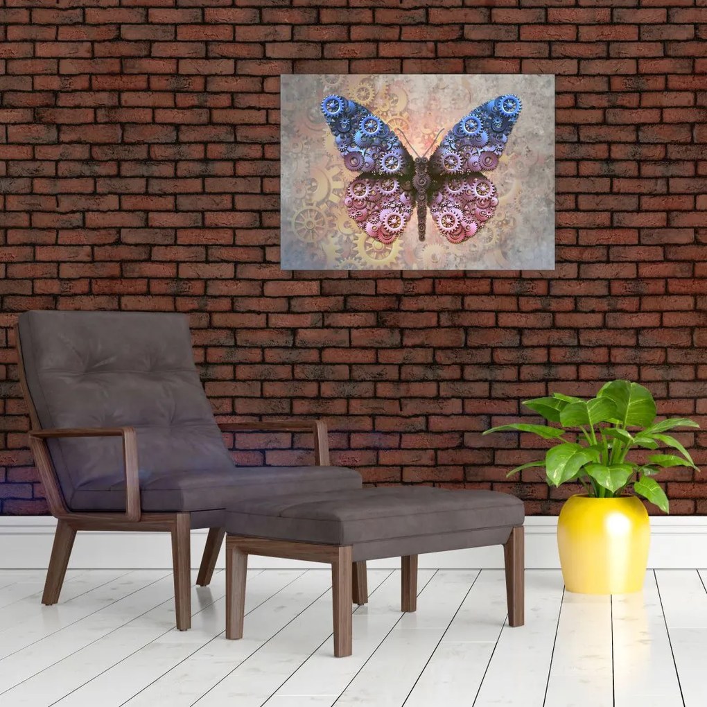 Obraz - Steampunk motyl (70x50 cm)