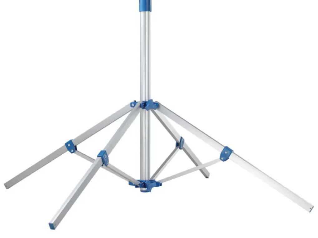 Stojak na pranie z aluminium FALCO, 103×168 cm, srebrny Monzana