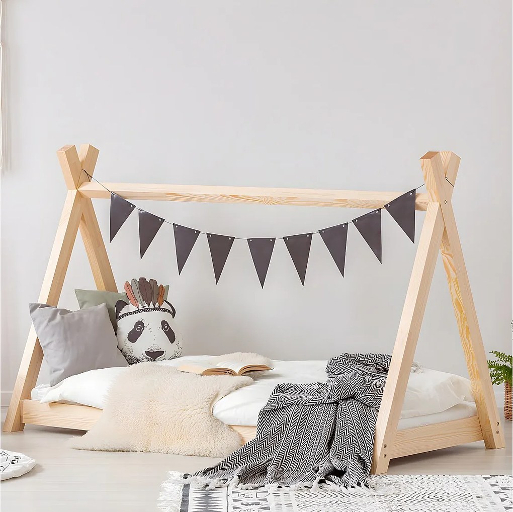 Łóżko dziecięce MILA TP 90x200 sosna