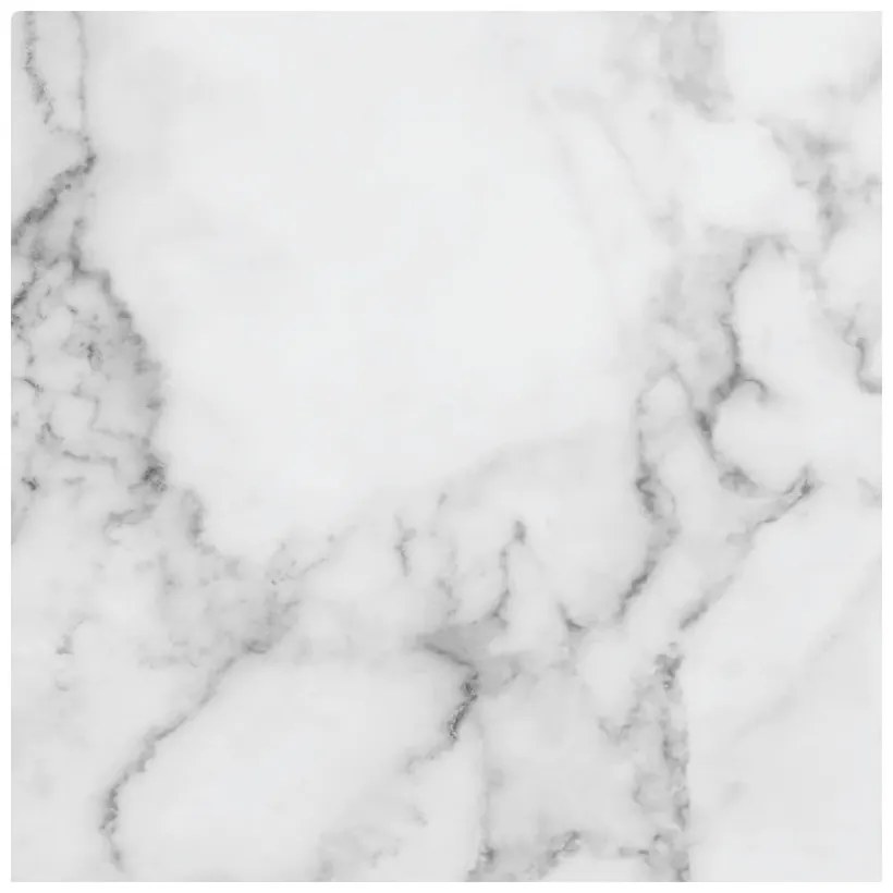 Naklejka na podłogę Ambiance Slab Stickers White Marble, 30x30 cm