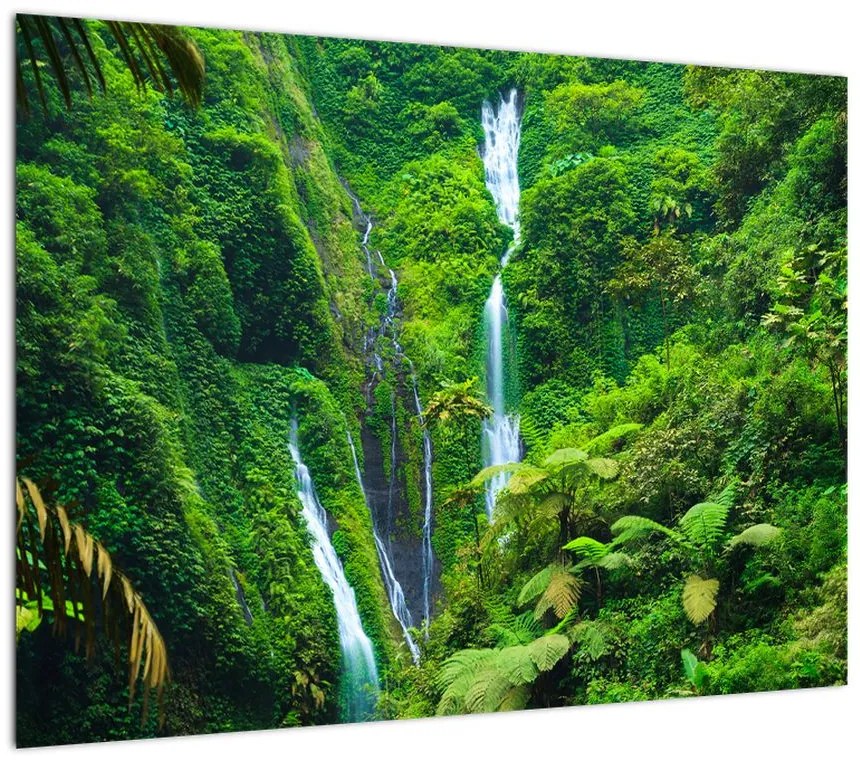 Obraz - Wodospady Madakaripura, Jawa Wschodnia, Indonezja (70x50 cm)