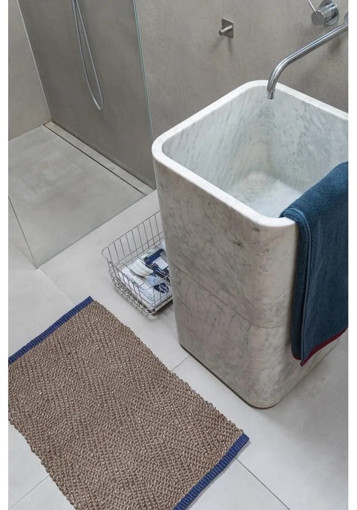 Brązowy dywan z juty 50x80 cm Notes – Mette Ditmer Denmark