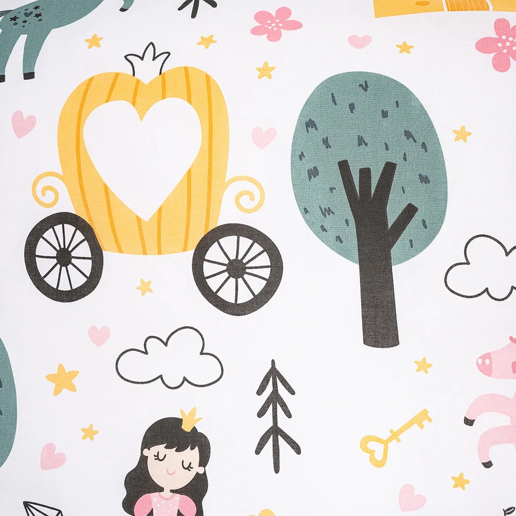 4Home Dziecięca pościel bawełniana do łóżeczka Fairytale Dream, 100 x 135 cm, 40 x 60 cm