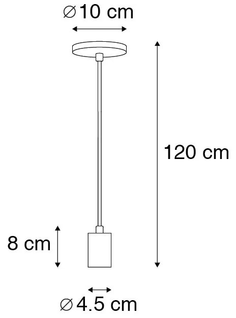 Nowoczesna lampa wisząca złota - FacilDesignerski Oswietlenie wewnetrzne