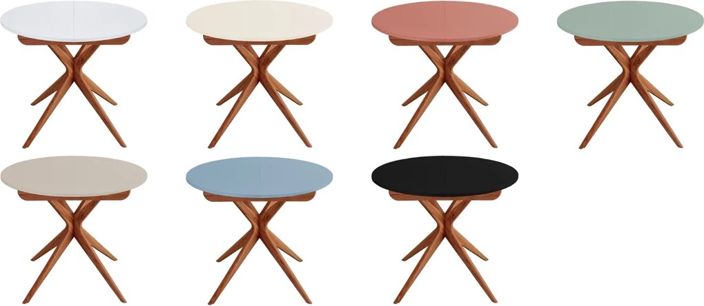 Okrągły stół Jubi MDF 90 cm rozsuwany do 130 cm