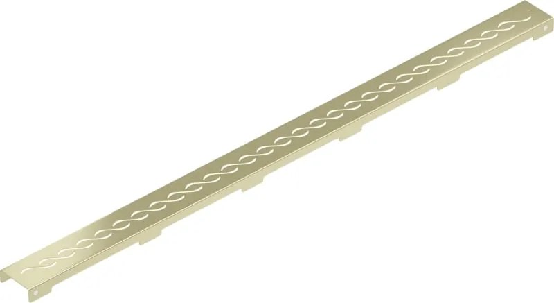 Mexen Flat M18 maskownica do odpływu liniowego 100 cm, złota szczotkowana - 1A23100