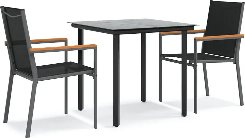 Zestaw mebli ogrodowych z metalowym stelażem P9-T45
