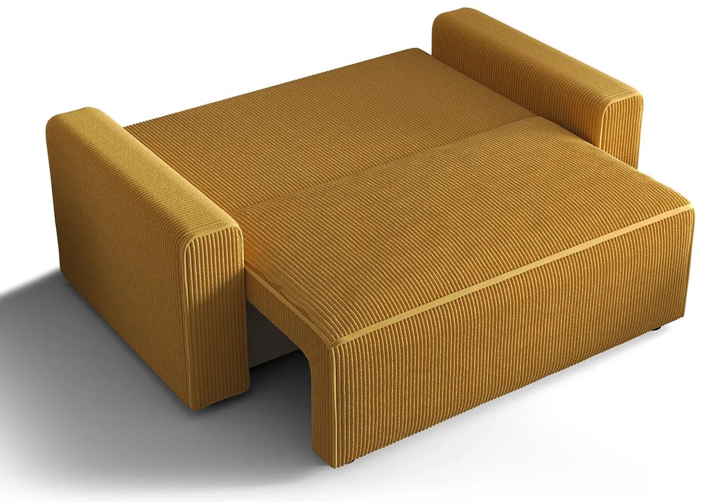 Jasnoróżowa rozkładana sofa z pojemnikiem A7-R74