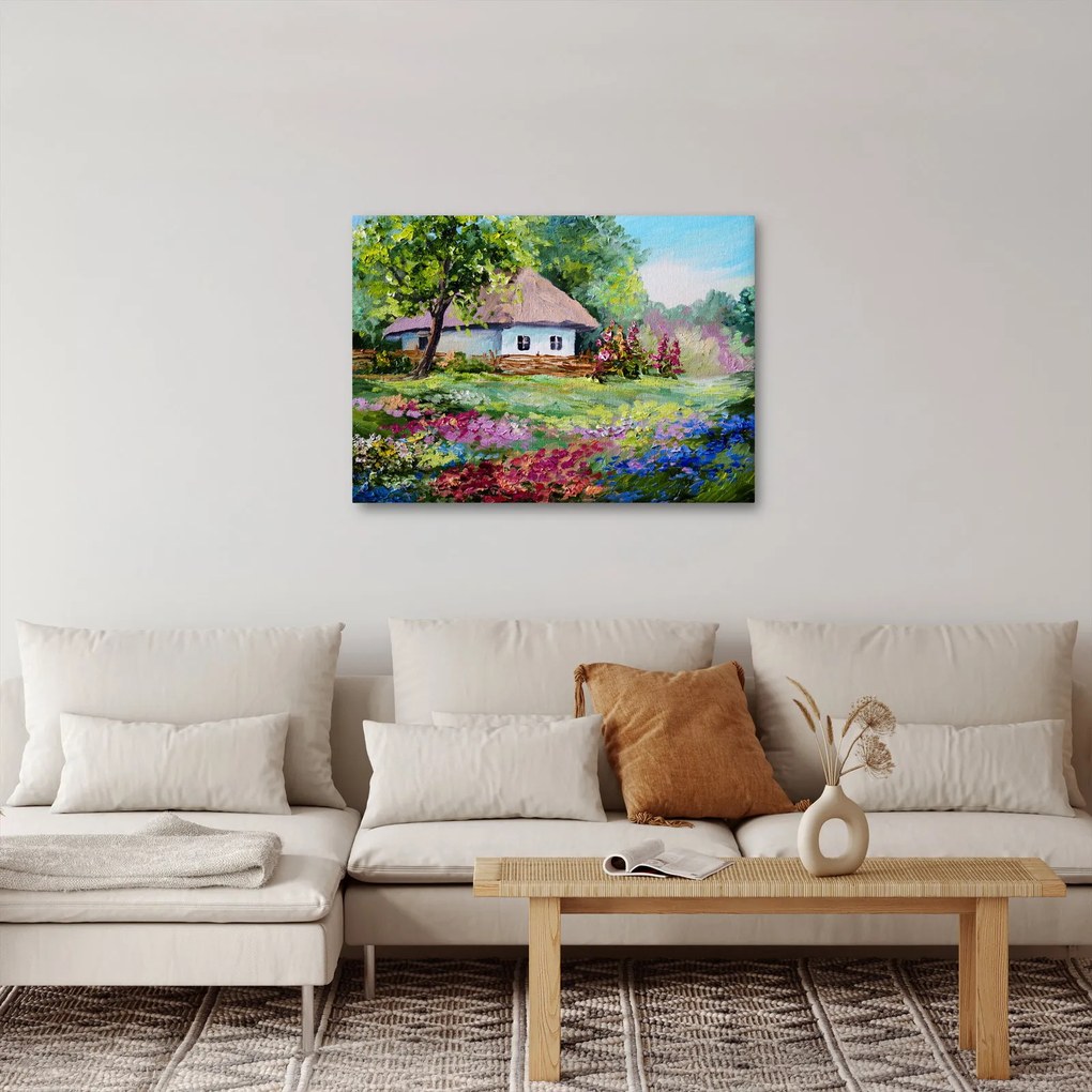 Obraz - Domek (70x50 cm)