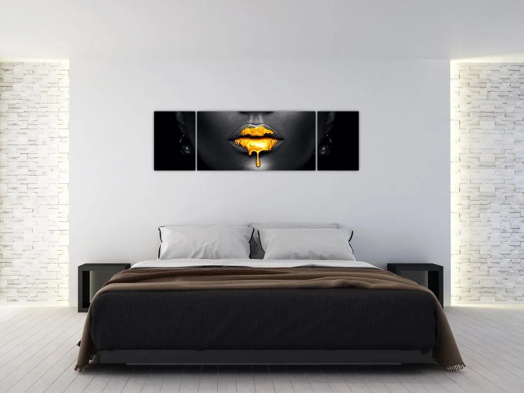 Obraz - Usta kobiety (170x50 cm)