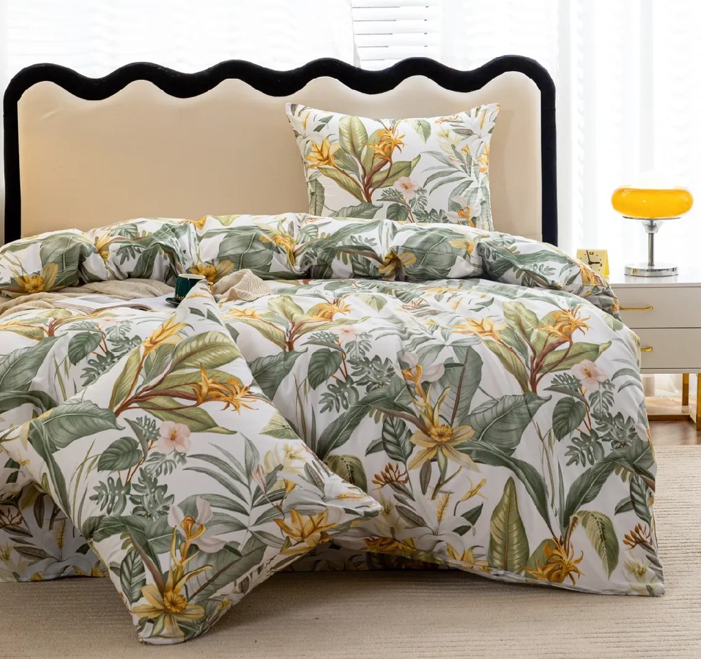 PrzytulneMieszkanie.pl PrzytulneMieszkanie.pl Pościel z mikrowłókna AMAZON BREEZE, kremowa Rozmiar pościeli: 70 x 80 cm | 140 x 200 cm