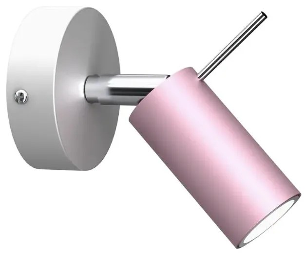 Różowy kinkiet z metalu - 4X K345 M5-C62