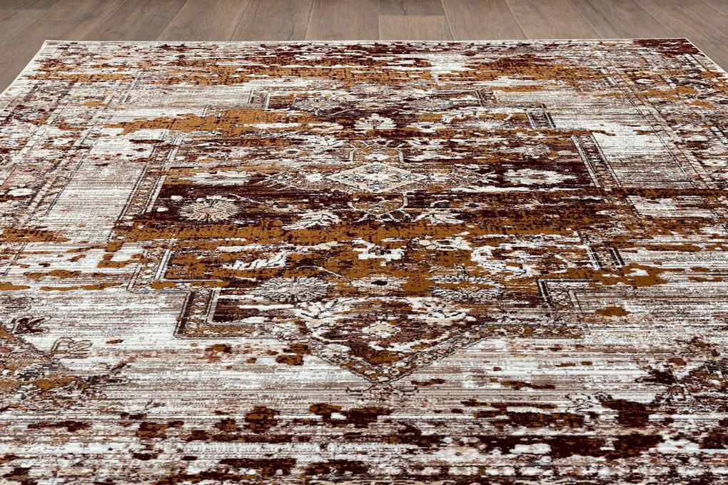Dywan vintage Vivaldi klasyka brązowy 120 cm x 180 cm