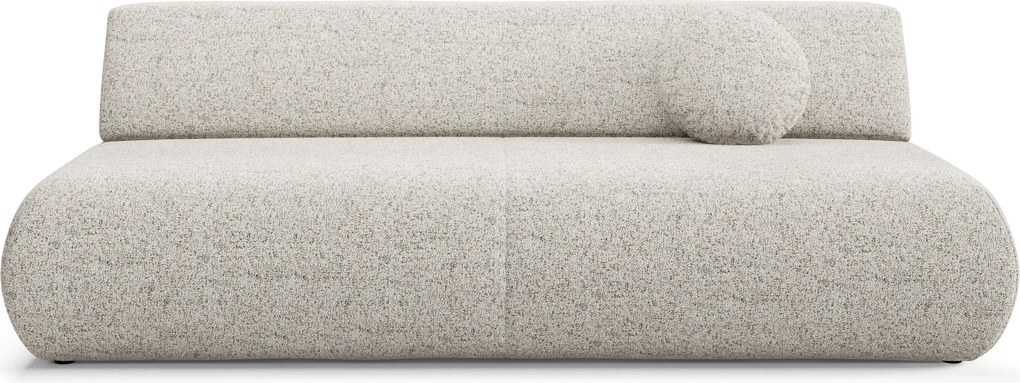 Masseno Sofa DELTA z funkcją spania i pojemnikiem na pościel, Rozkładana sofa - Beżowy, PUENTE 06