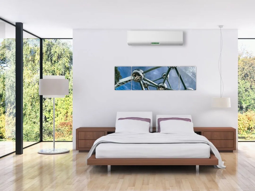Obraz - Atomium w Brukseli (170x50 cm)