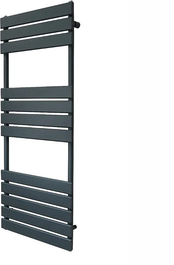 Grzejnik łazienkowy panelowy – 1200 mm x 450 mm – antracytowo-szary