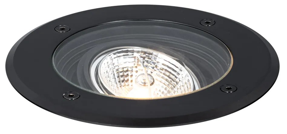 Zewnetrzna Nowoczesny zewnętrzny reflektor naziemny czarny AR70 regulowany IP65 - Delux Nowoczesny Oswietlenie zewnetrzne
