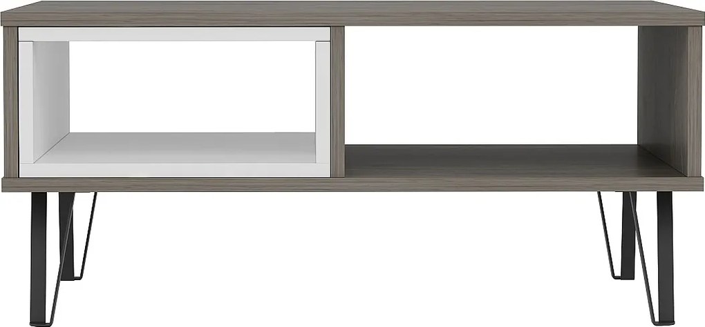 Stolik kawowy MENDOZ - naturalny ciemny, 90x41,1x60