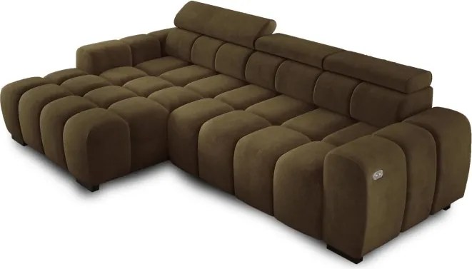 Narożnik OMBO S MINI Lewostronny z Elektryczną Regulacją SALVADOR 10