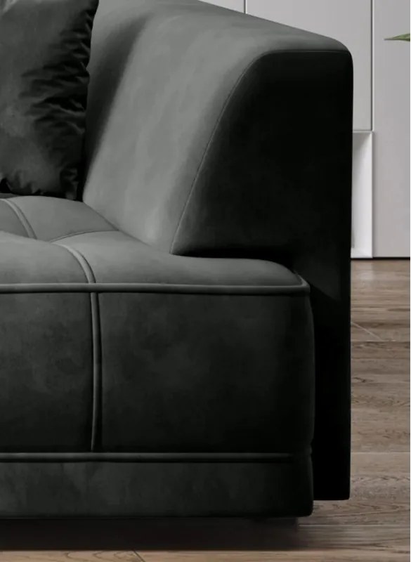 Narożnik TIGA BOX z funkcją spania z elektryczną regulacją siedziska WERSAL