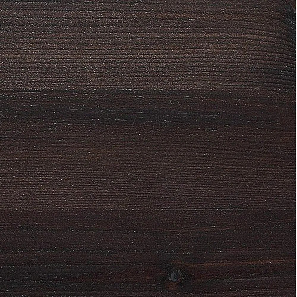 Ciemnobrązowa witryna z litego drewna sosnowego 95x35 cm Lisa – Støraa