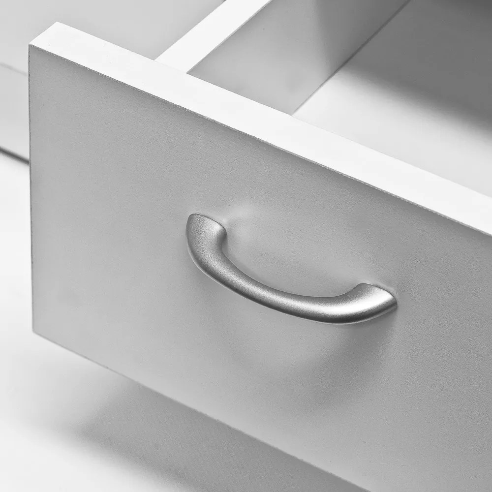 Szafka pod umywalkę z 3 szufladami SILKE, 63x30x54cm, biała Casaria