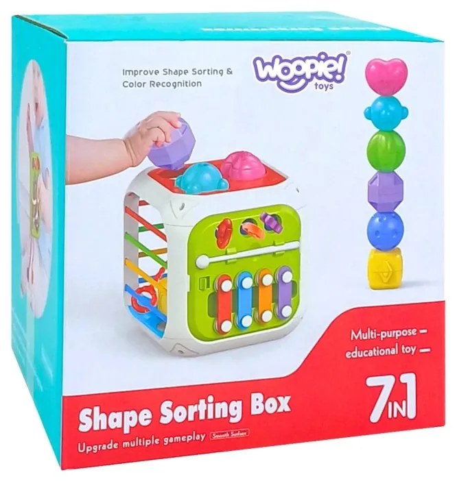 Woopie baby sensoryczna edukacyjna kostka aktywności