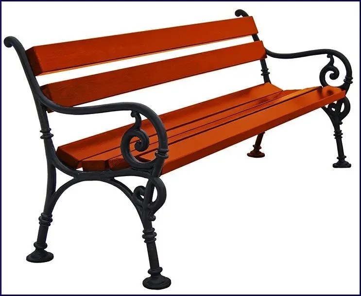 Ławka parkowa Fabio 2X 150cm - 7 kolorów