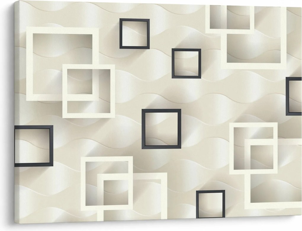 Geometryczny abstrakcyjny obraz (70x50 cm)