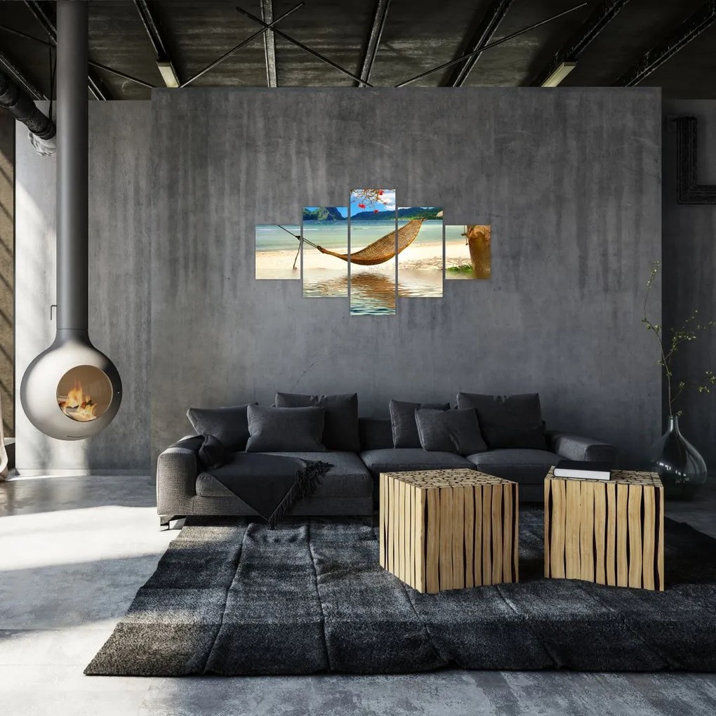 Obraz - Relaks na plaży (125x70 cm)