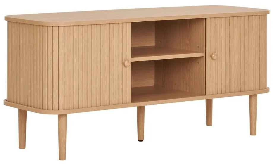 Szafka pod TV w dekorze sosny w naturalnym kolorze 113x51,5x40 cm Nikko – House Nordic