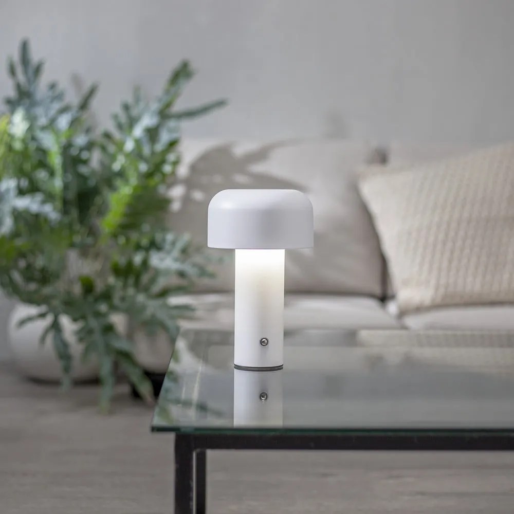 Biała lampa stołowa LED (wysokość 21,5 cm) Bobby – Star Trading