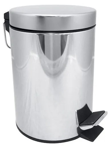 Kosz na śmieci 17x25,5 cm stal nierdzewna/srebrny