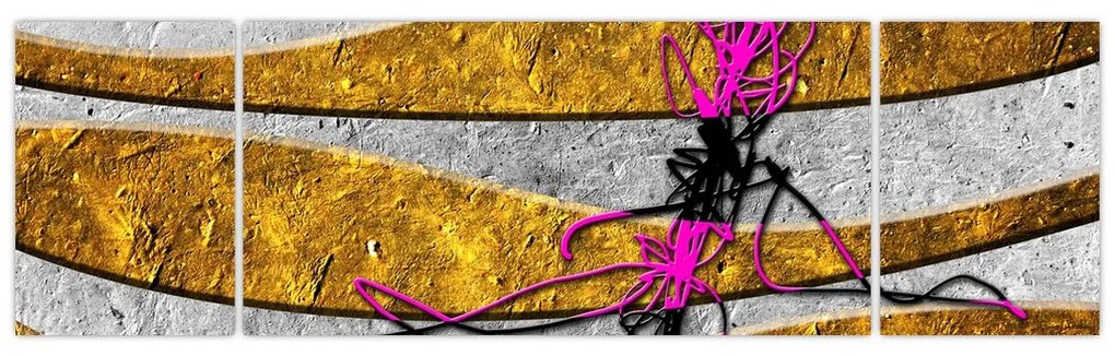 Obraz abstrakcji (170x50 cm)