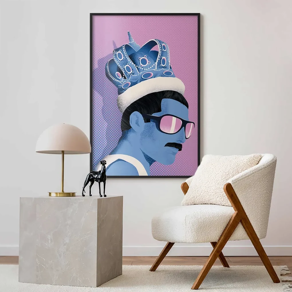 Plakat Freddie 60x90 cm z ramą czarną bez marginesu ARTGEIST B