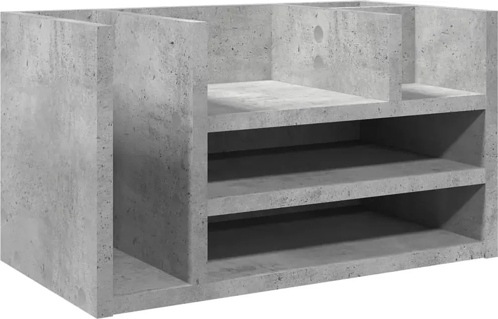 Klasyczny stojący organizer na biurko beton D1-A14