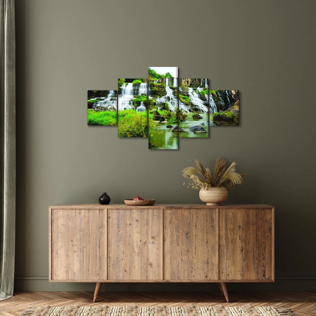 Obraz - wodospady (125x70 cm)