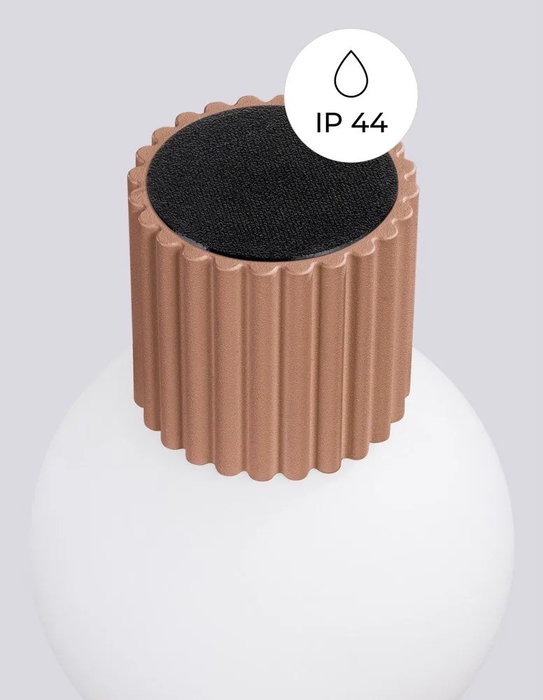 Jasnobrązowy kinkiet ø 12 cm Orbital – Sollux