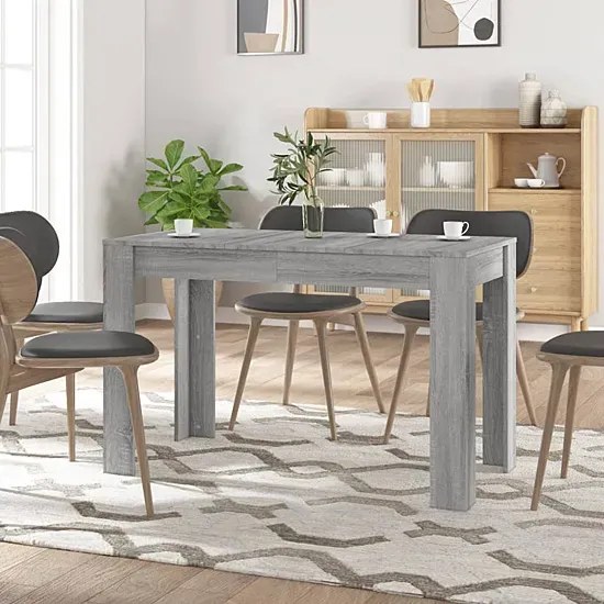Prostokątny minimalistyczny stół szary dąb B6-S58