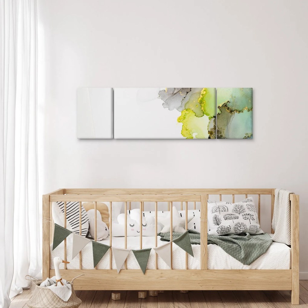 Obraz - Sztuka abstrakcyjna w tuszu (170x50 cm)
