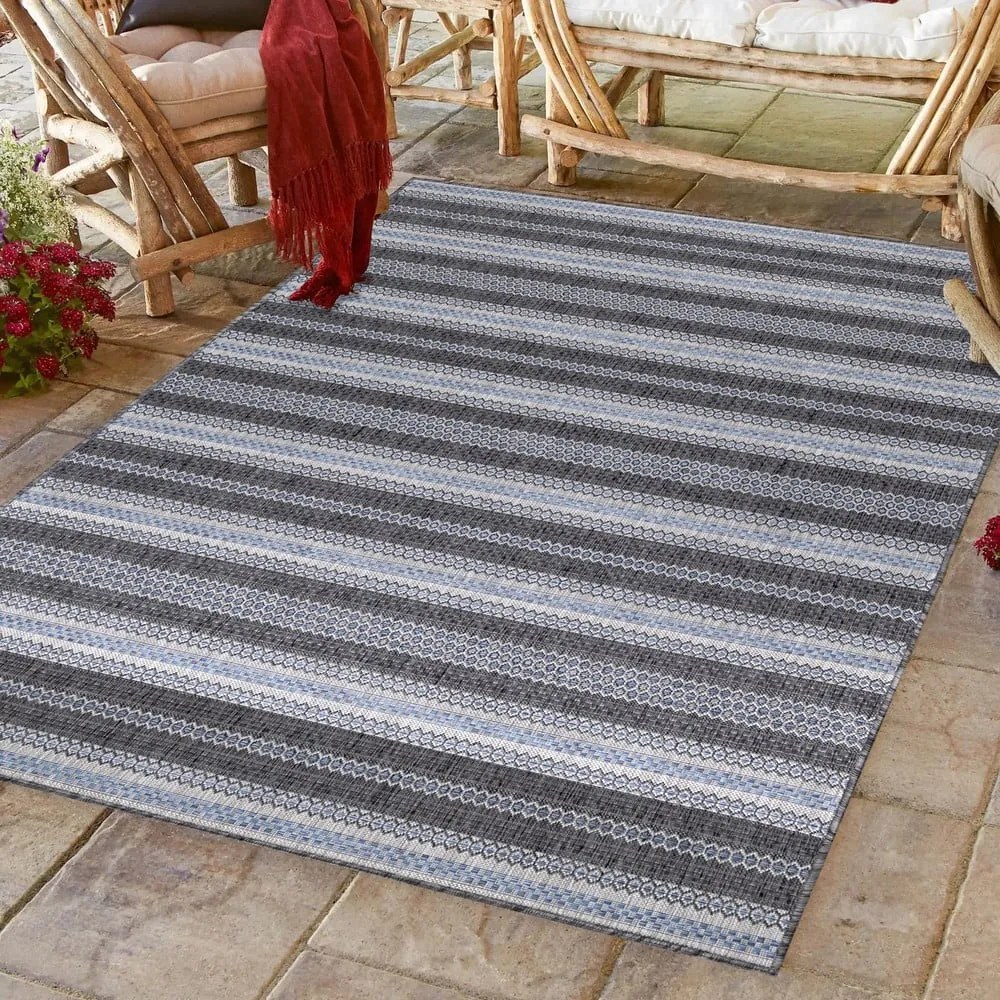 Szary chodnik odpowiedni na zewnątrz 80x250 cm Sunny – Ayyildiz Carpets