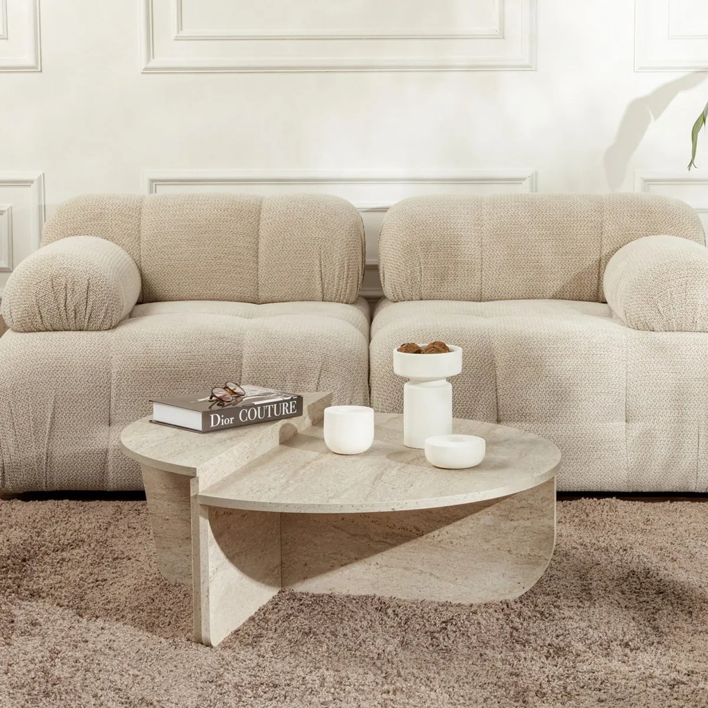Stolik kawowy Orion Travertine