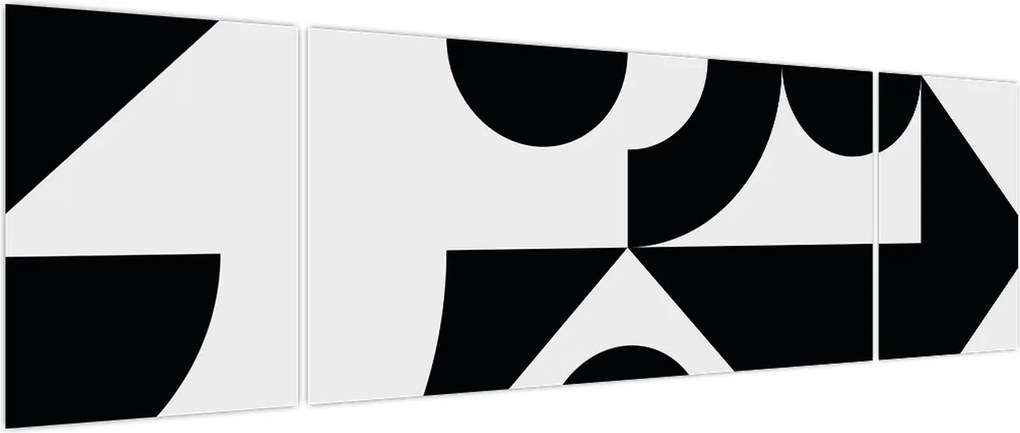 Obraz - Abstrakcja geometryczna N⁰1 (170x50 cm)