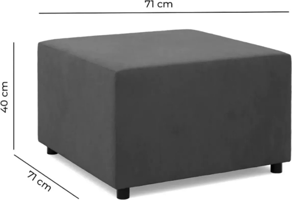 Pufa Salty 50x50 lub 70x70 – nowoczesna pufa do salonu, sypialni