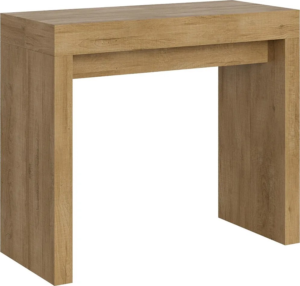 Konsola rozkładana 90x40/300 cm Roxell Dąb naturalny