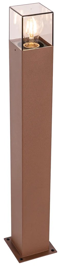 Zewnetrzna Industrialna lampa podłogowa zewnętrzna rdzawo-brązowa 70 cm IP44 - DenmarkPrzemysłowy Oswietlenie zewnetrzne