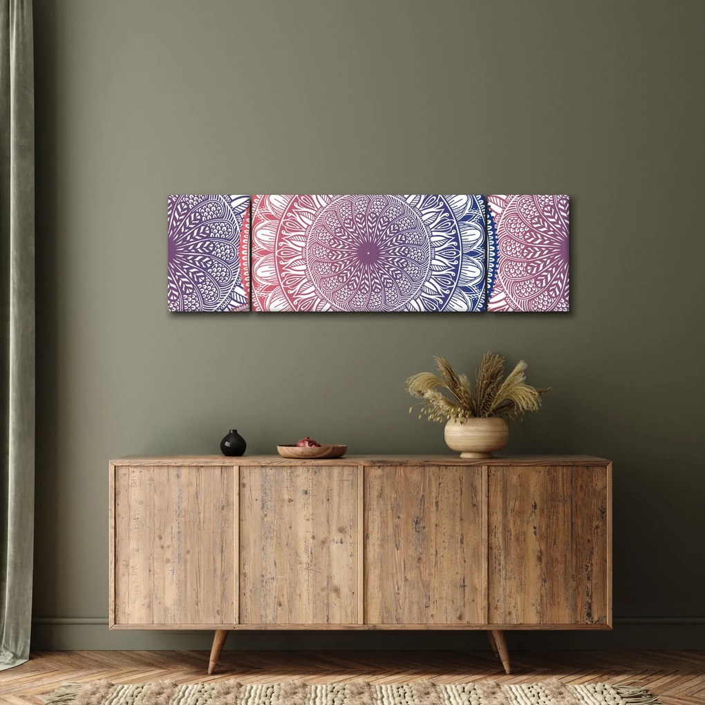 Obraz z mandali (170x50 cm)