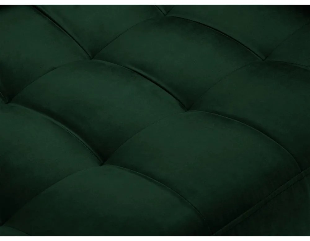 Zielona aksamitna sofa Milo Casa Santo, 174 cm