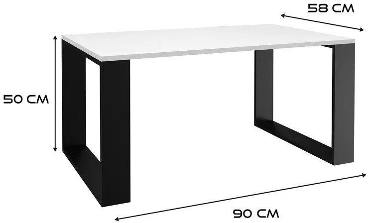 Biała ława kawowa T2-H83